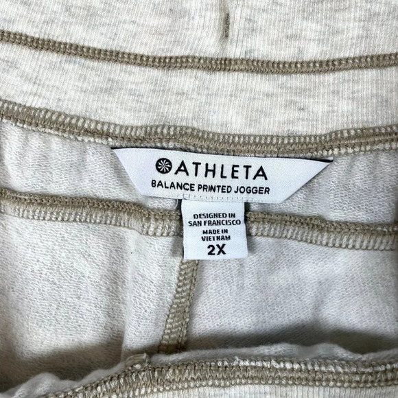 athleta NWOT balance jogger camo print lounge women's plus size 2x comfy - Picture 4 of 5